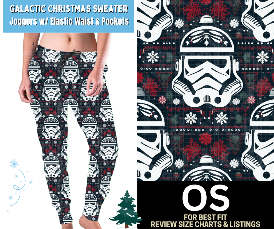 Galactic Christmas Sweater Joggers