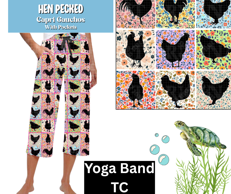Hen Pecked Capri Gauchos