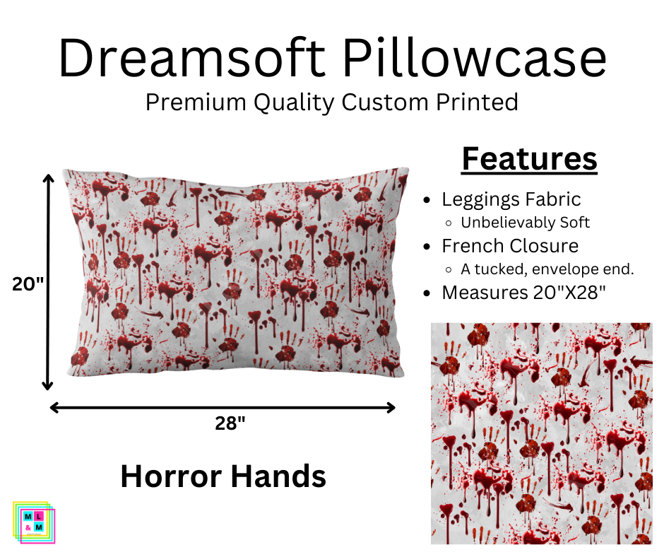 Horror Hands Dreamsoft Pillowcase