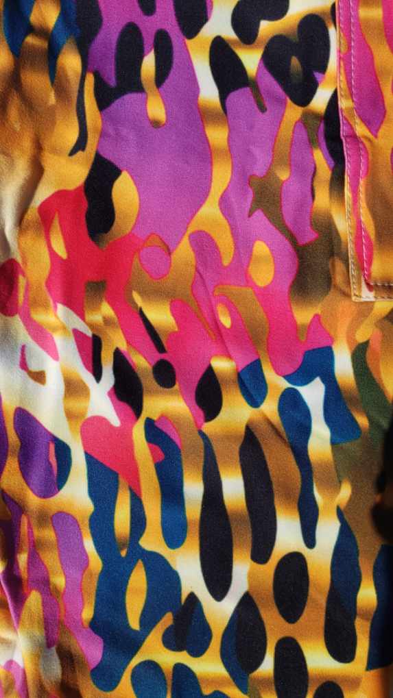 Gold Foil Rainbow Leopard leggings and skorts with pockets