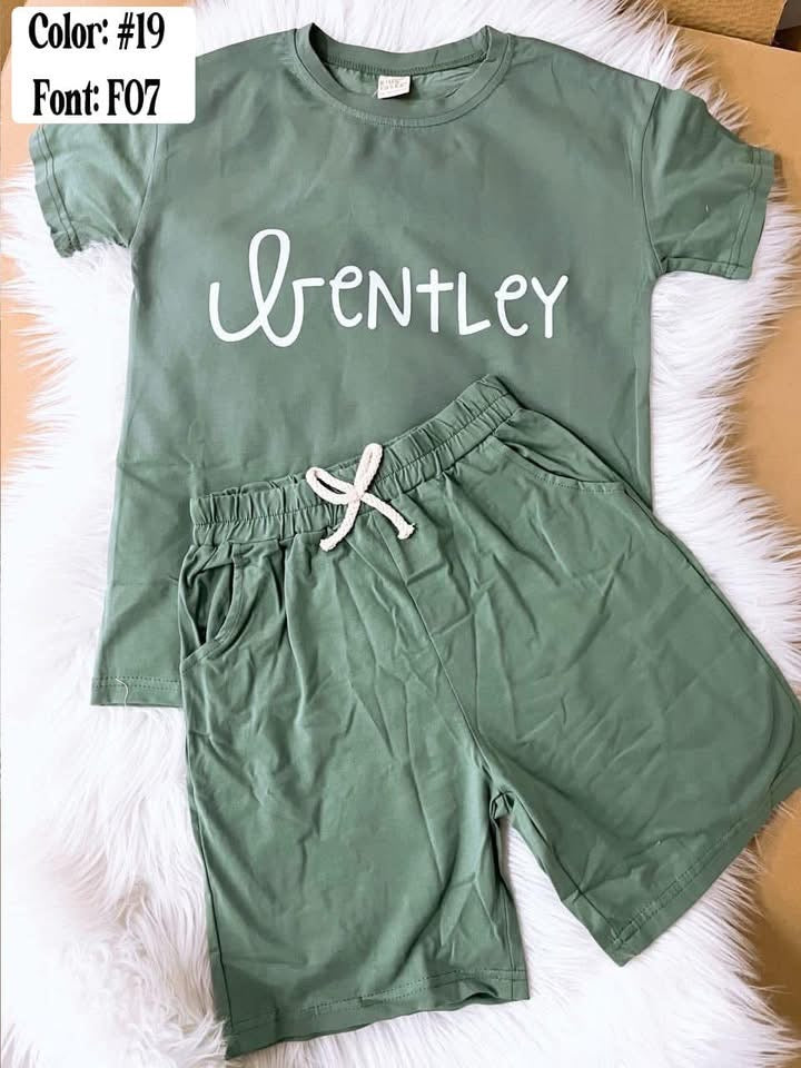 Personalized Name Summer Sets