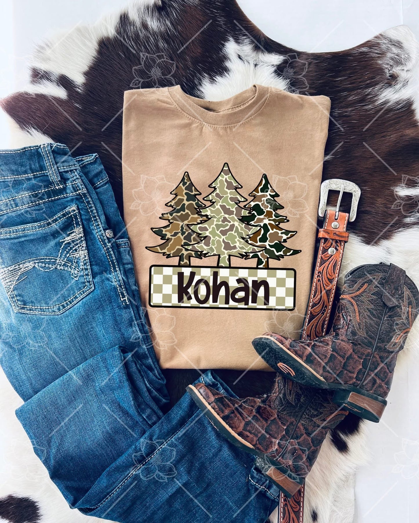 C54 camo tee custom - Youth