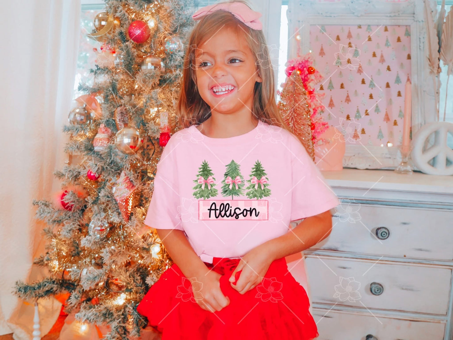 C54 pink tee custom - Youth