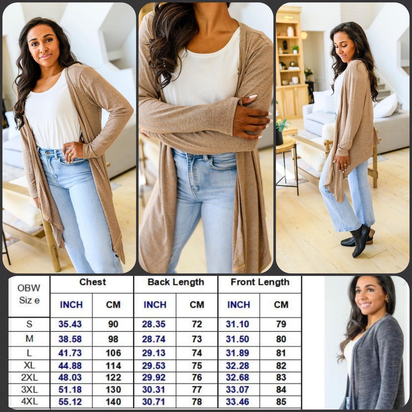 Oatmeal Mindy Cardigan Preorder Closes 9/8 6pm CST