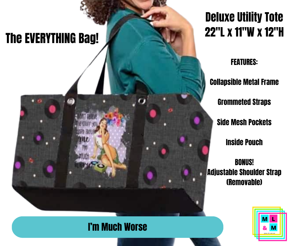 I'm Much Worse Collapsible Tote