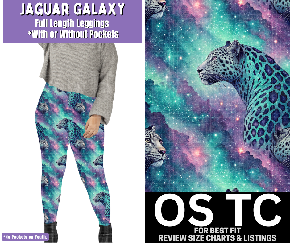 Jaguar Galaxy Full Length Leggings w/ Pockets