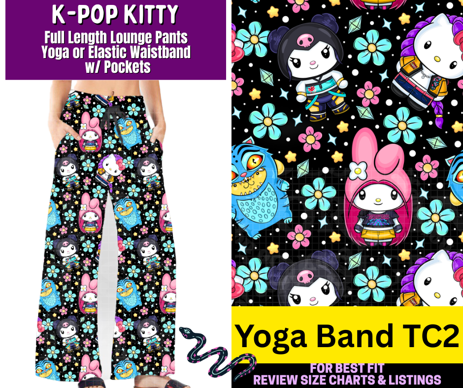 K-Pop Kitty Full Length Lounge Pants