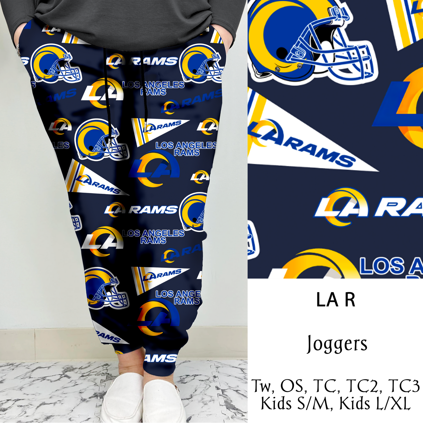 LA R Football Leggings/Capri/Joggers | Run ends 8/16 | ETA Late September