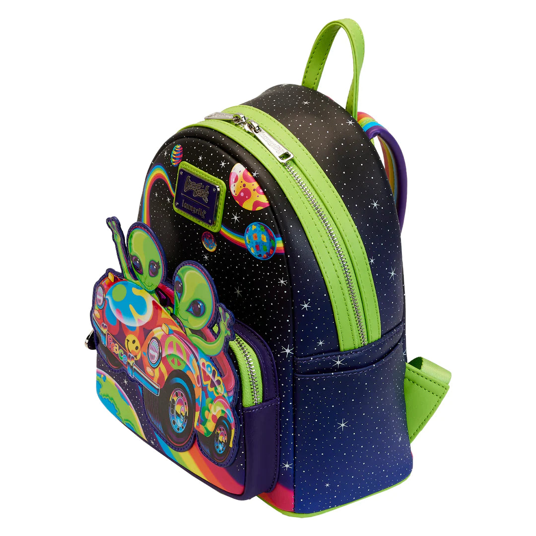 LOUNGEFLY-Lisa Frank Cosmic A Ride Mini Backpack