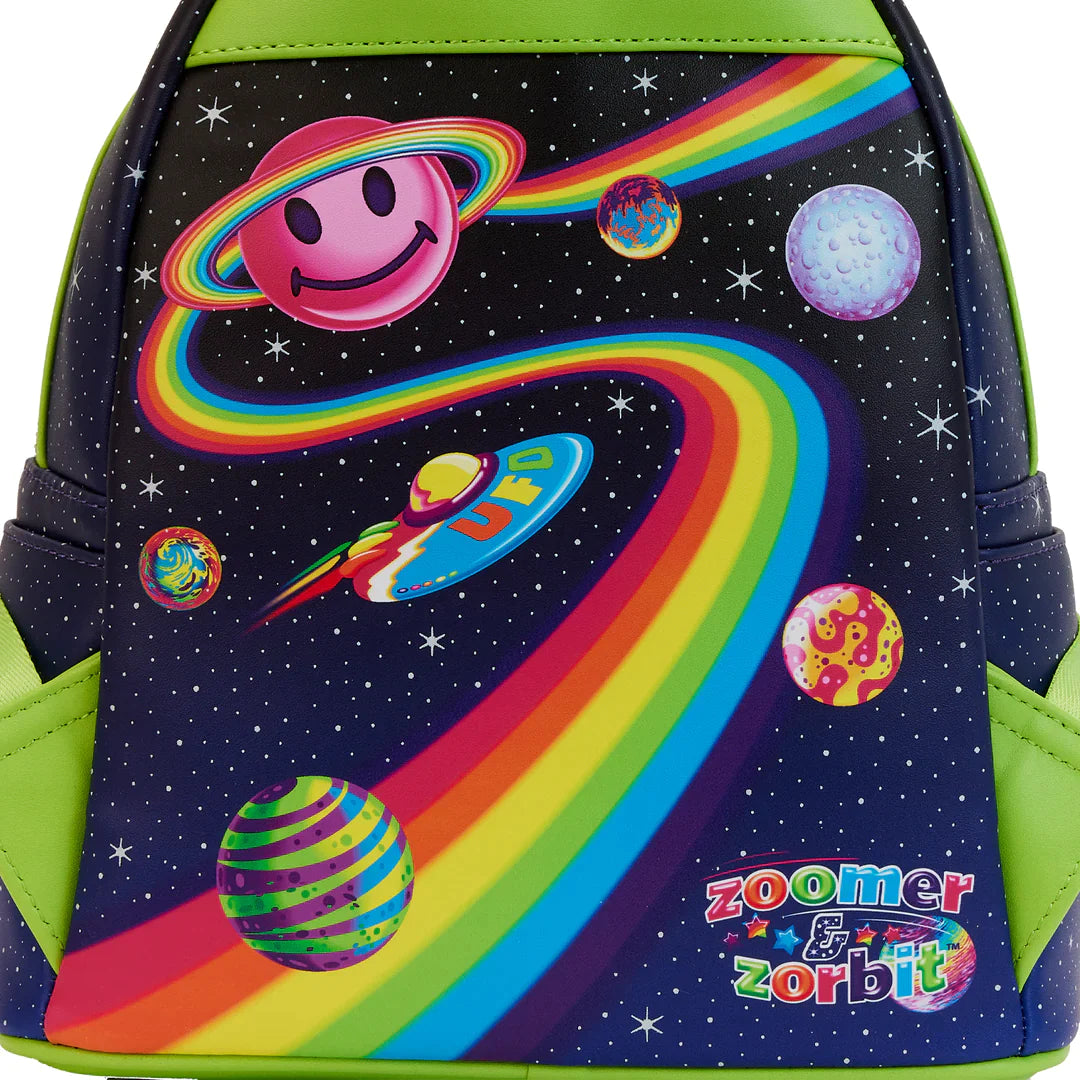 LOUNGEFLY-Lisa Frank Cosmic A Ride Mini Backpack