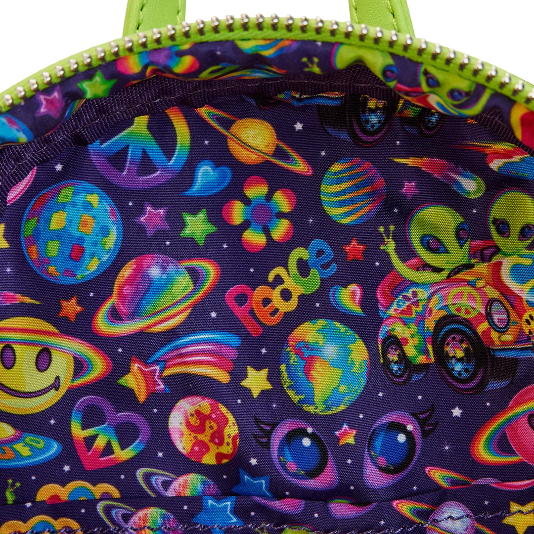 LOUNGEFLY-Lisa Frank Cosmic A Ride Mini Backpack
