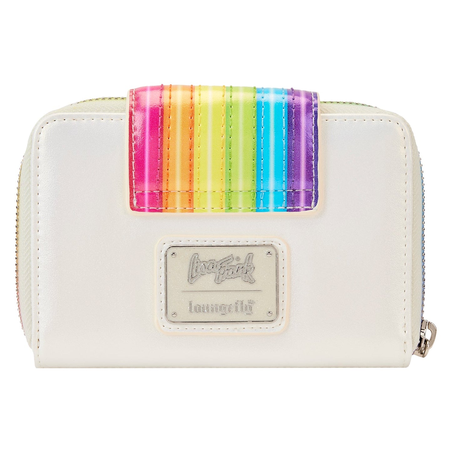 Lisa Frank Rainbow Logo Zip Around Wallet