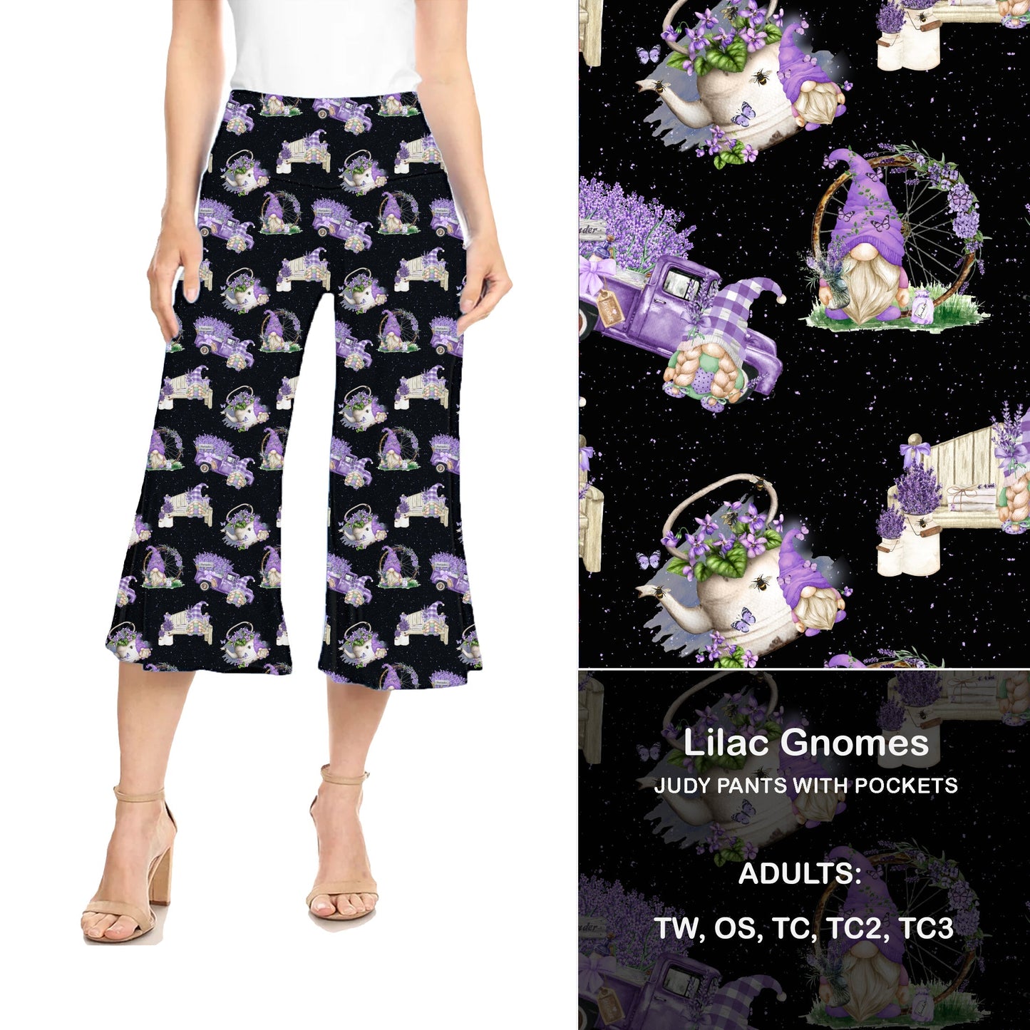 Lavender Gnomes Judy Hybrid Pants with Pockets