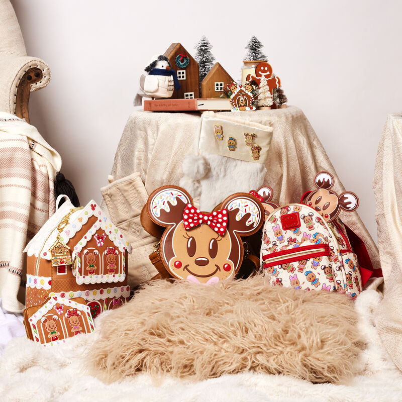 Mickey & Friends Gingerbread House Zip Around Wallet