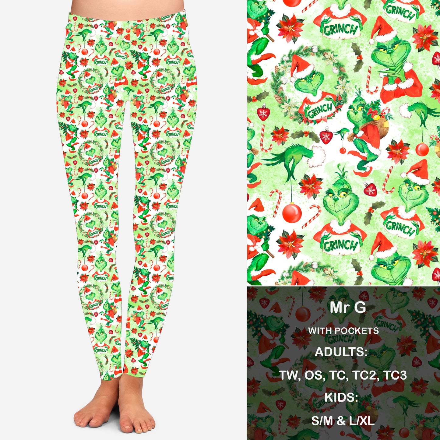 Mr G Leggings with Pockets Preorder Closes 9/26 eta Nov.