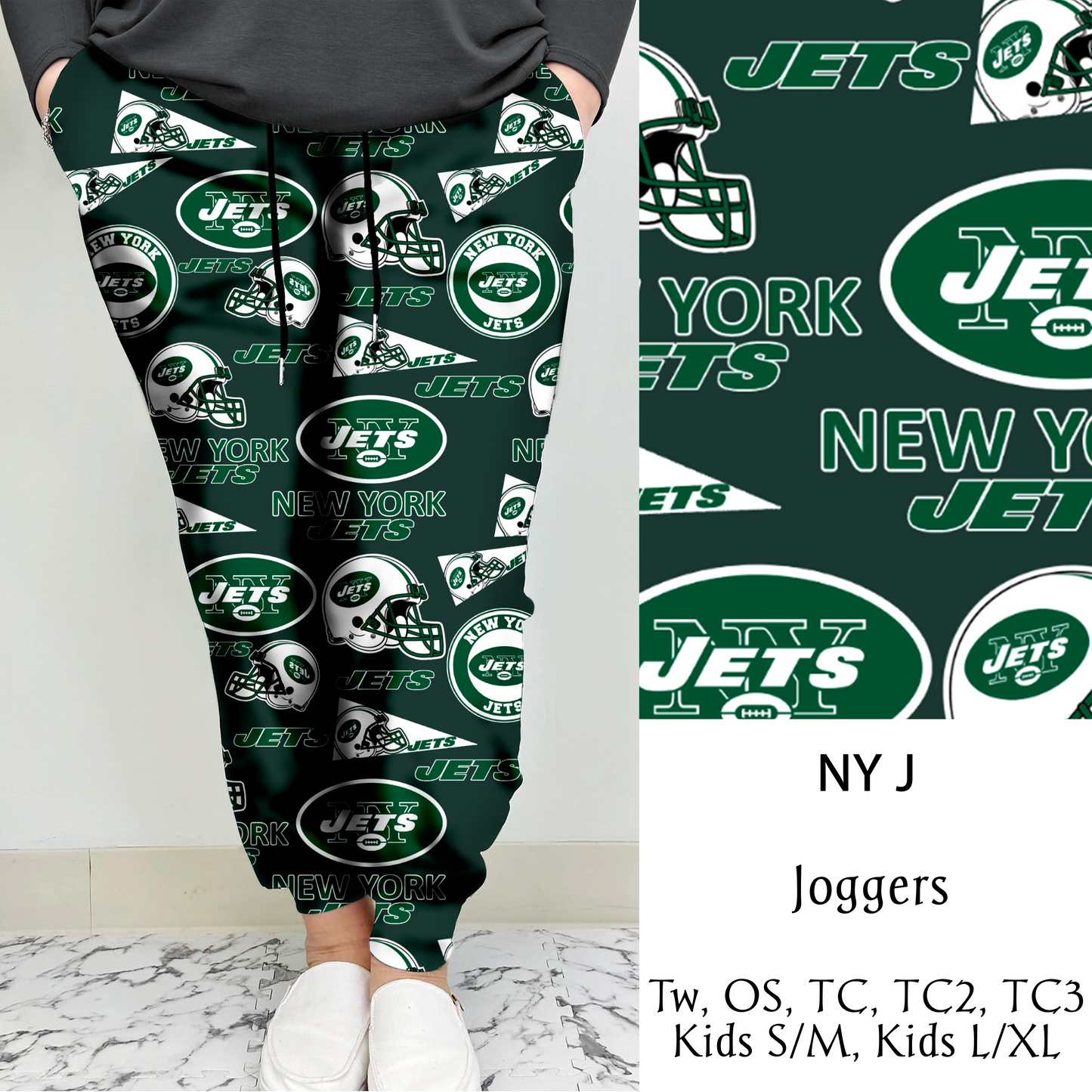 NY J Football Leggings/Capri/Joggers | Run ends 8/16 | ETA Late September