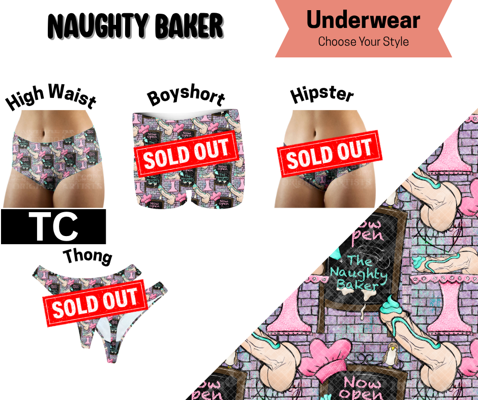 Naughty Baker High Waist Underwear