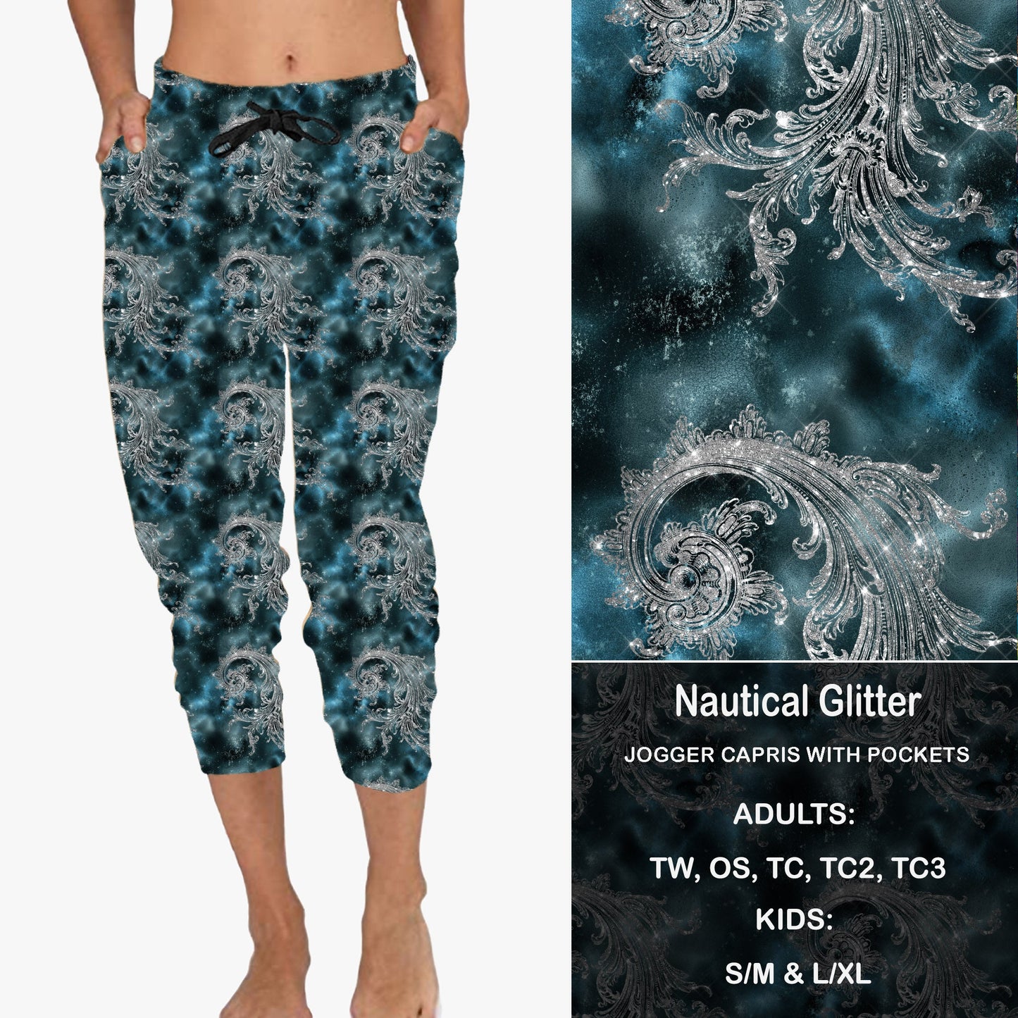 NAUTICAL GLITTER - Full & Capri Joggers Preorder Closes 7/31