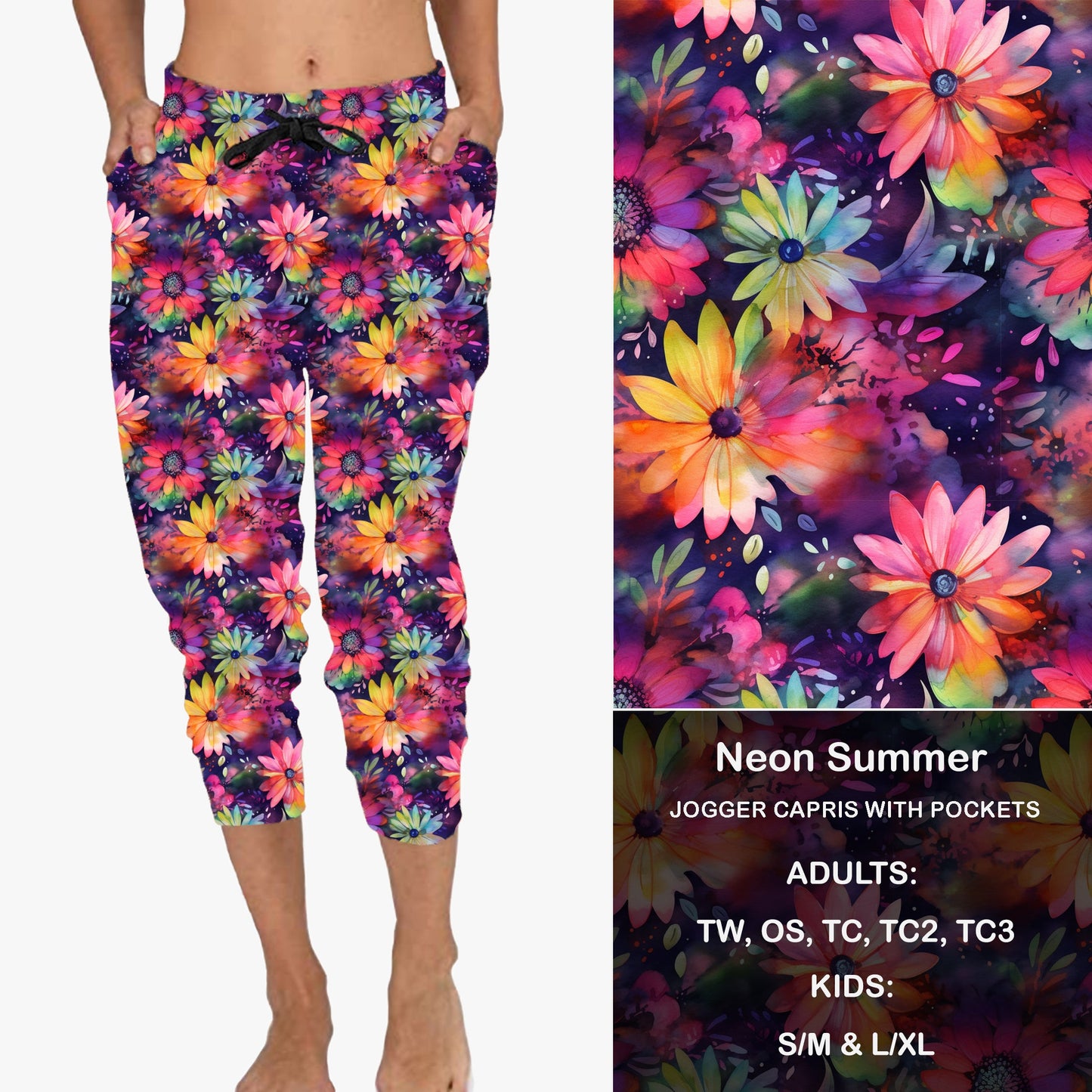 Neon Summer - Full & Capri Joggers Preorder Closes 6/14 eta Late July