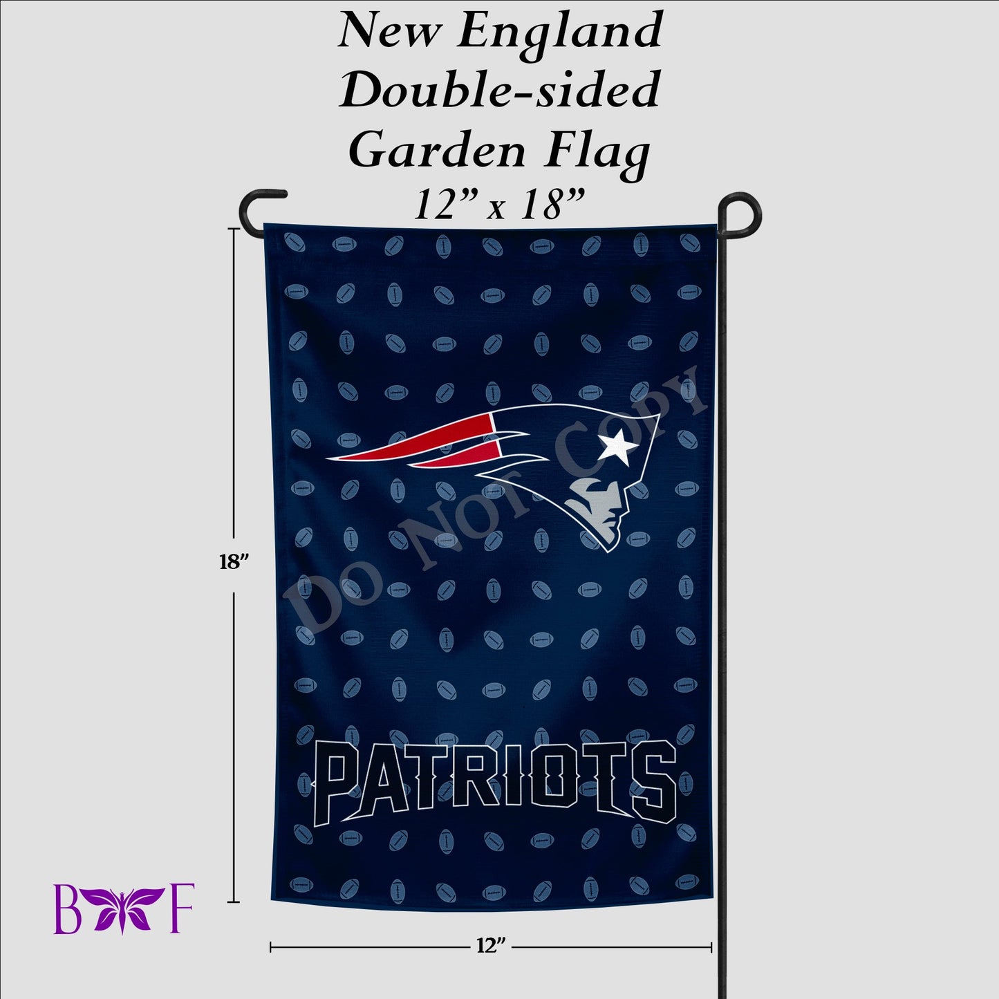 New England garden flag