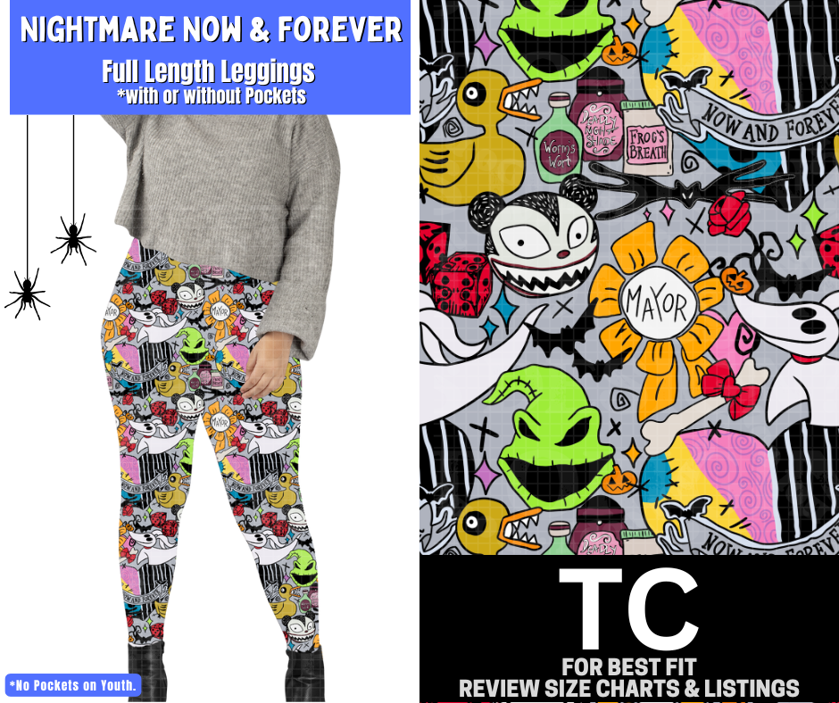 Nightmare Now & Forever Full Length Leggings w/ Pockets