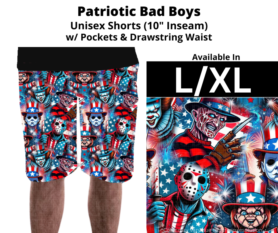 Patriotic Bad Boys Unisex Shorts