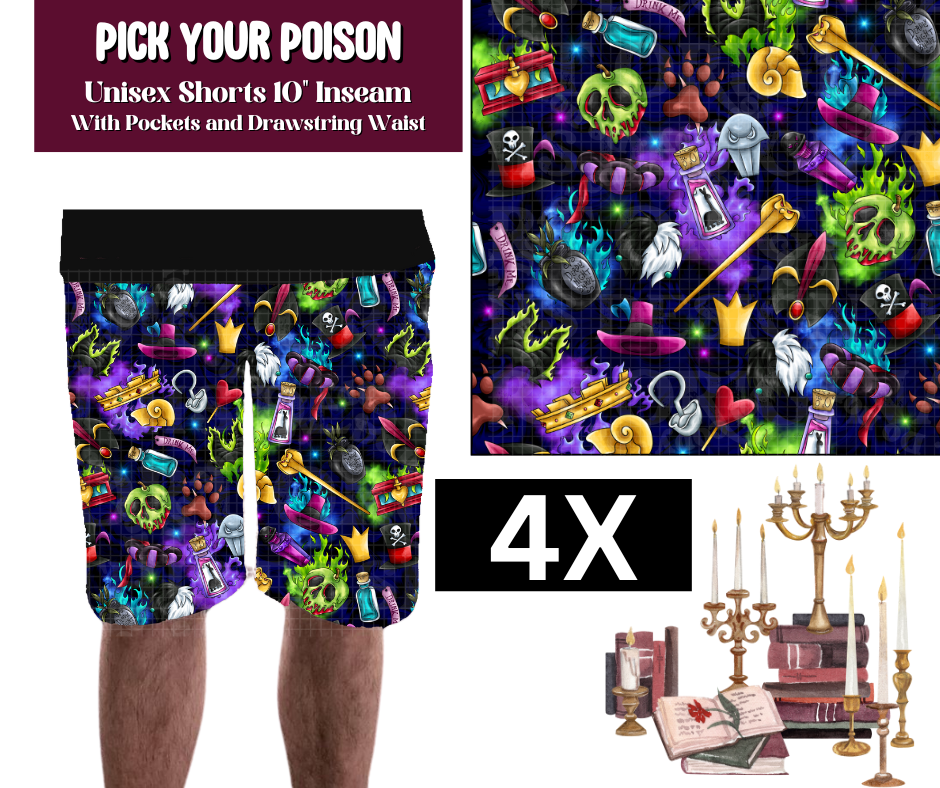 Pick Your Poison Unisex Shorts