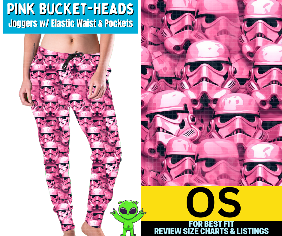 Pink Bucket-Heads Joggers