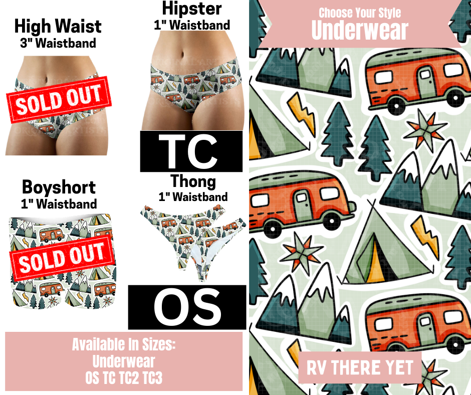 RV There Yet Hipster, Thong Underwear