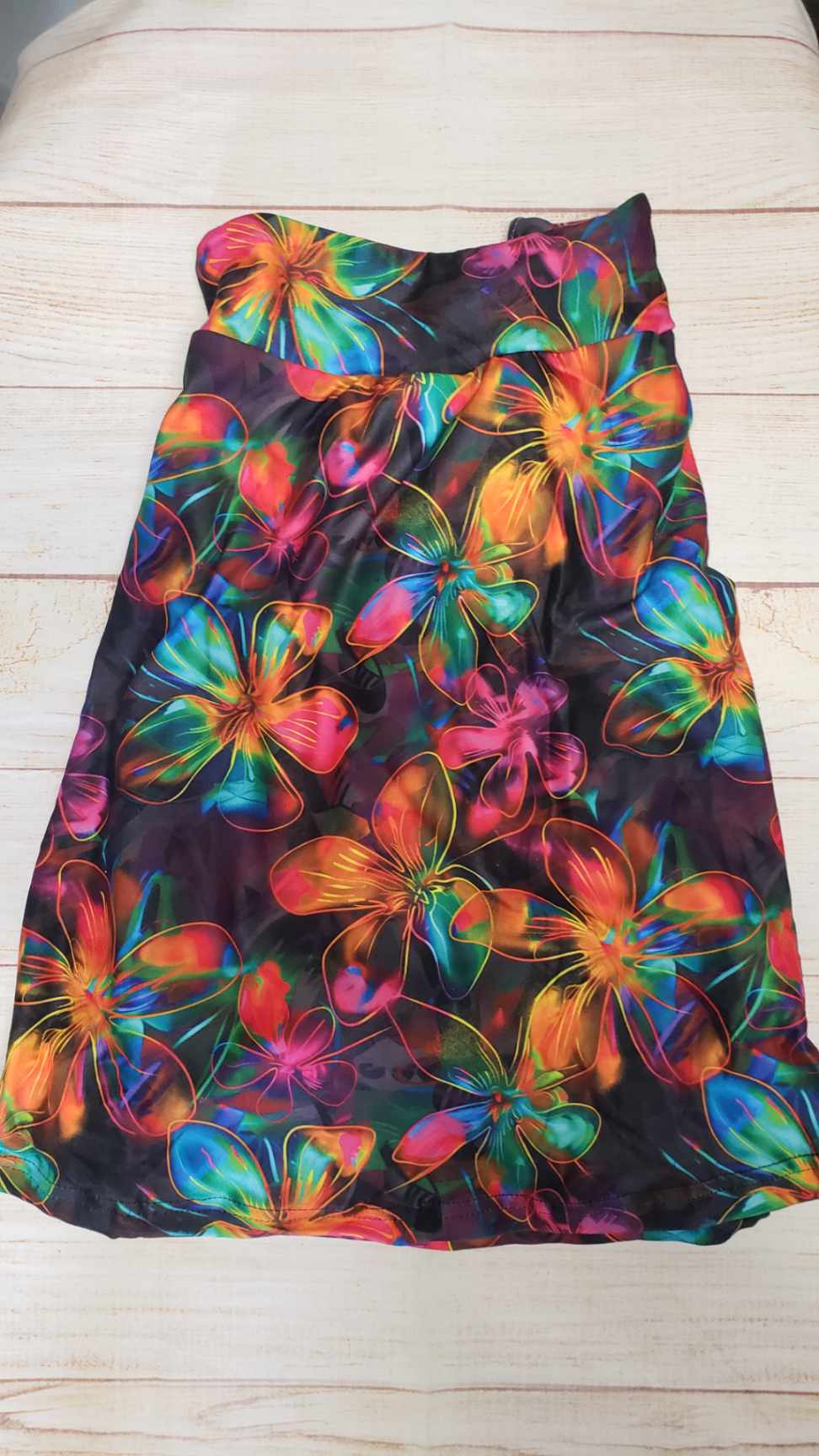 Electric Neon Flower leggings and skorts with pockets