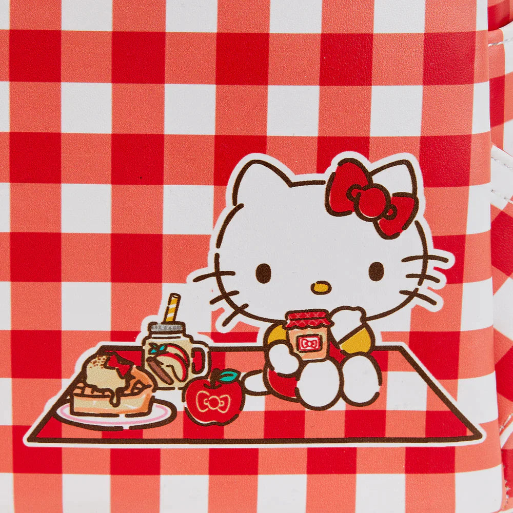 LOUNGEFLY-Hello Kitty Gingham Mini Backpack