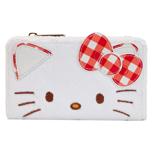 Loungefly-Hello Kitty Gingham Cosplay Flap Wallet