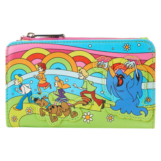 Scooby-Doo Psychedelic Monster Chase Glow Flap Wallet
