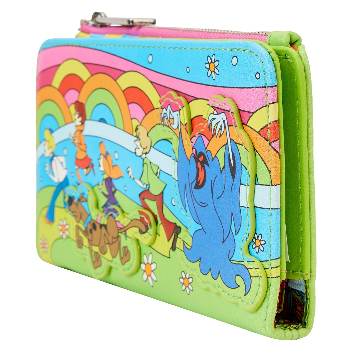 Scooby-Doo Psychedelic Monster Chase Glow Flap Wallet