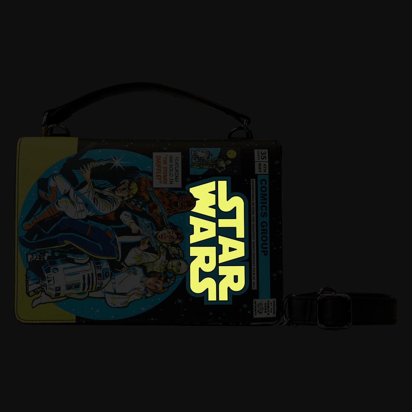 SS STAR WARS DARK SIDE VS LIGHT SIDE COMIC BOOK LIGHT UP CROSSBODY PREORDER JULY ARRIVAL