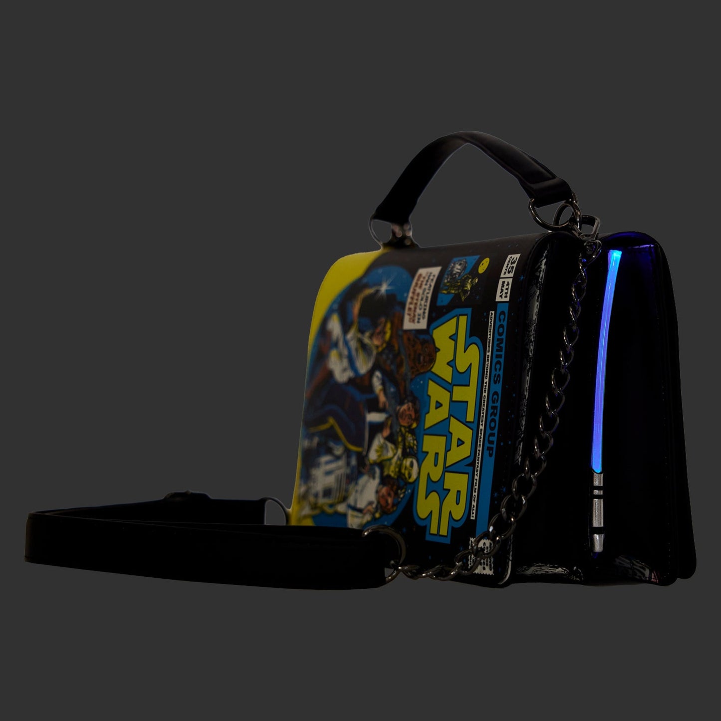 SS STAR WARS DARK SIDE VS LIGHT SIDE COMIC BOOK LIGHT UP CROSSBODY PREORDER JULY ARRIVAL