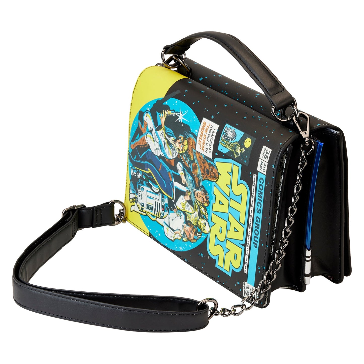 SS STAR WARS DARK SIDE VS LIGHT SIDE COMIC BOOK LIGHT UP CROSSBODY PREORDER JULY ARRIVAL