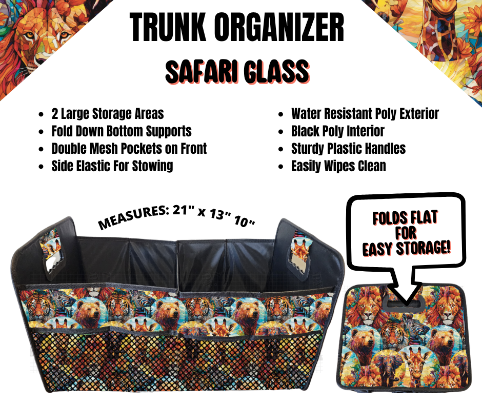Safari Glass Trunk Organizer