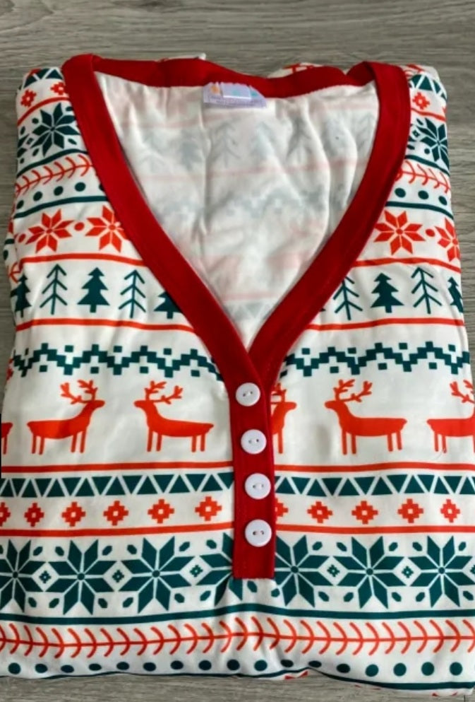 Winter Pajama Party Size Small - 3x