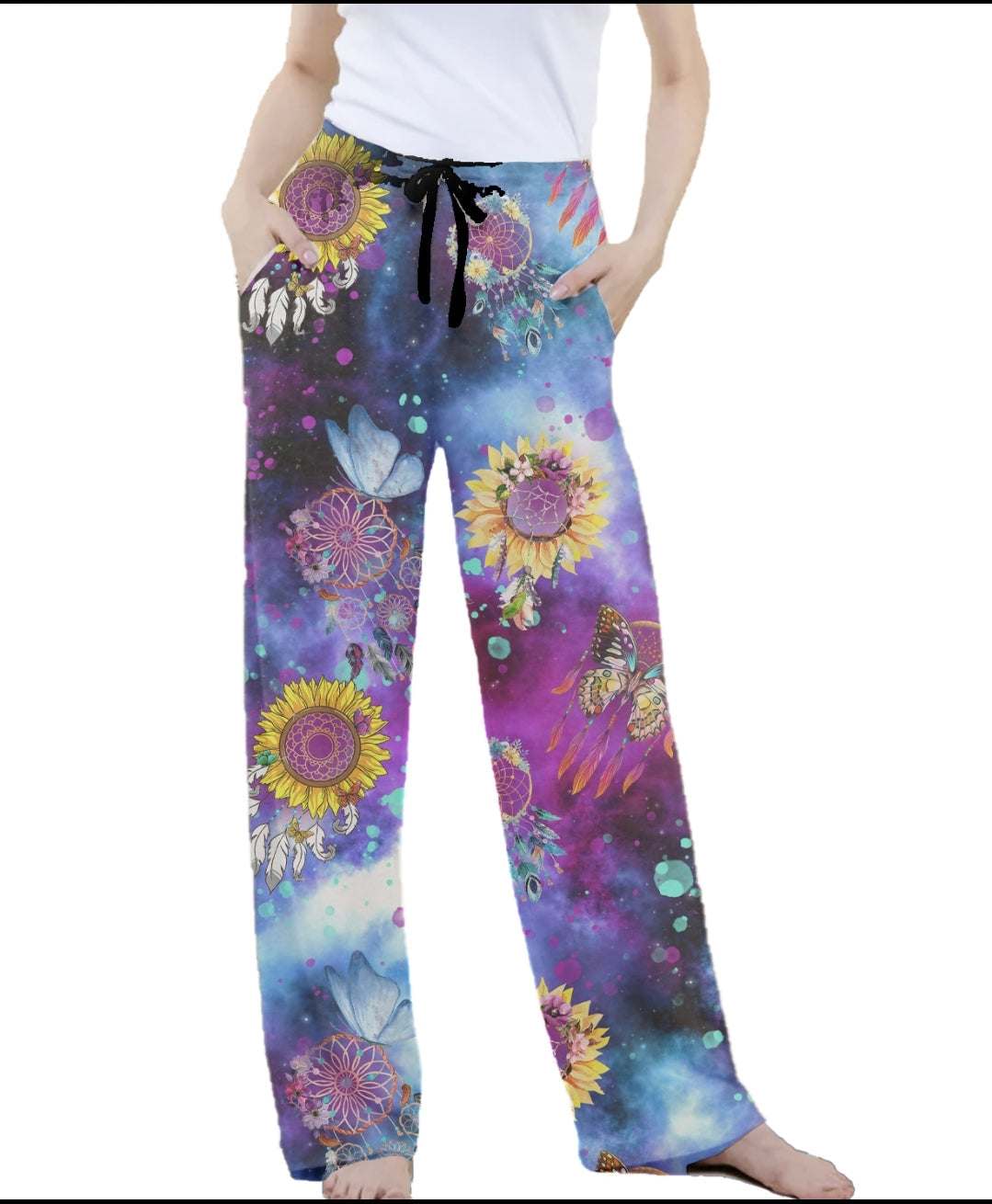Sunflower Dreamcatchers Capris