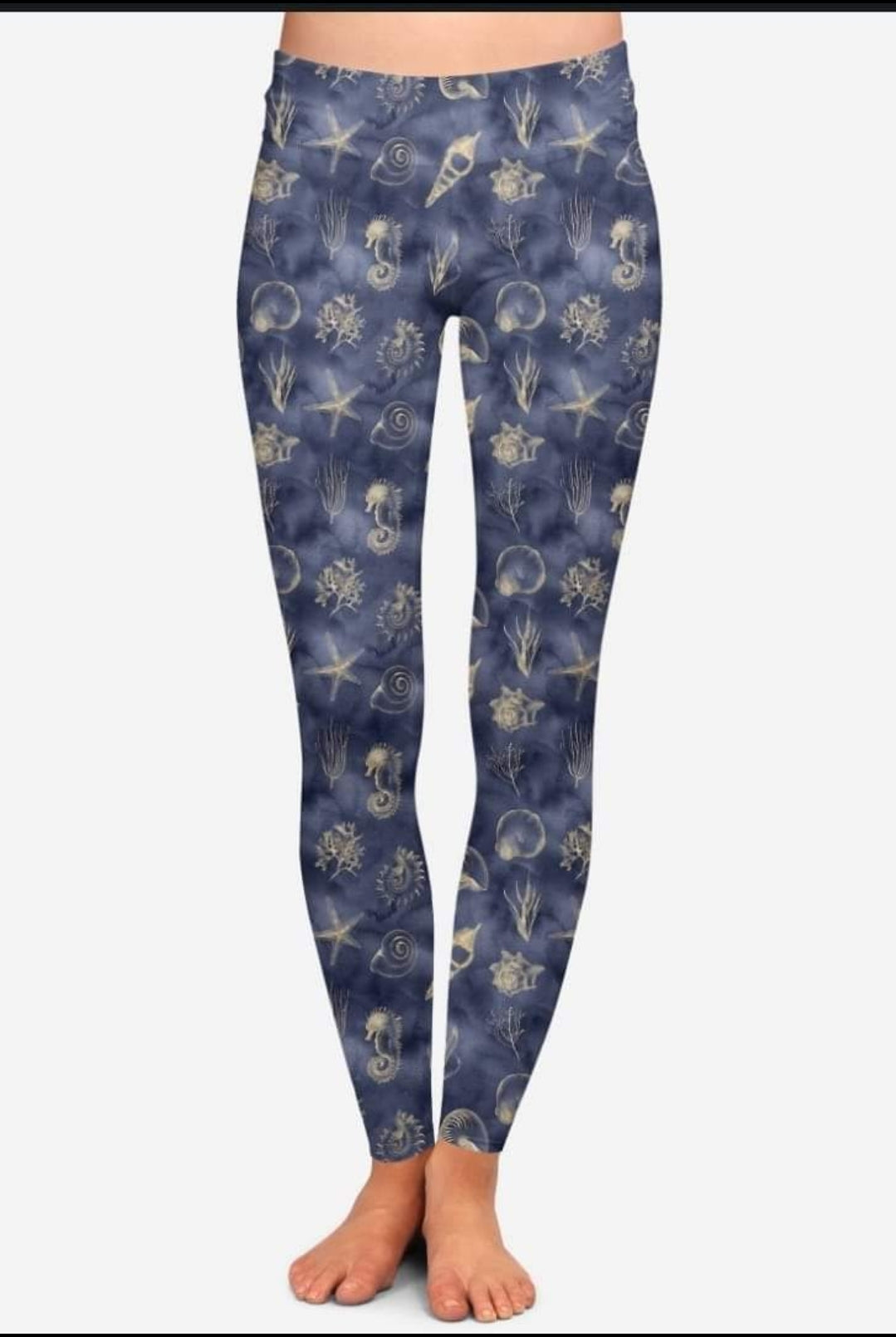 Blue beach Capris with pockets