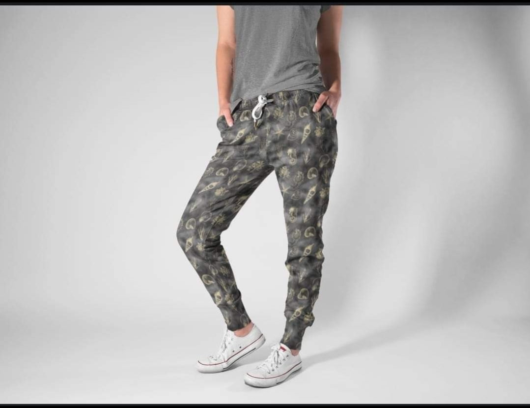 Grey beach Capris with pockets