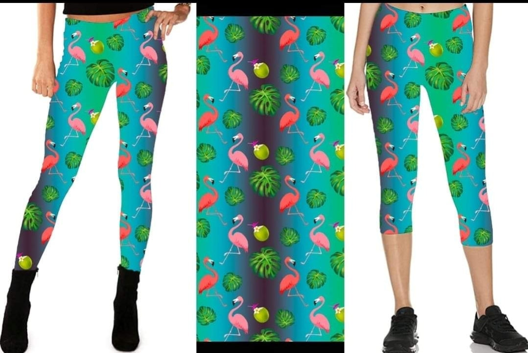 Flock Capris Lounge Pants and Joggers shorts with pockets