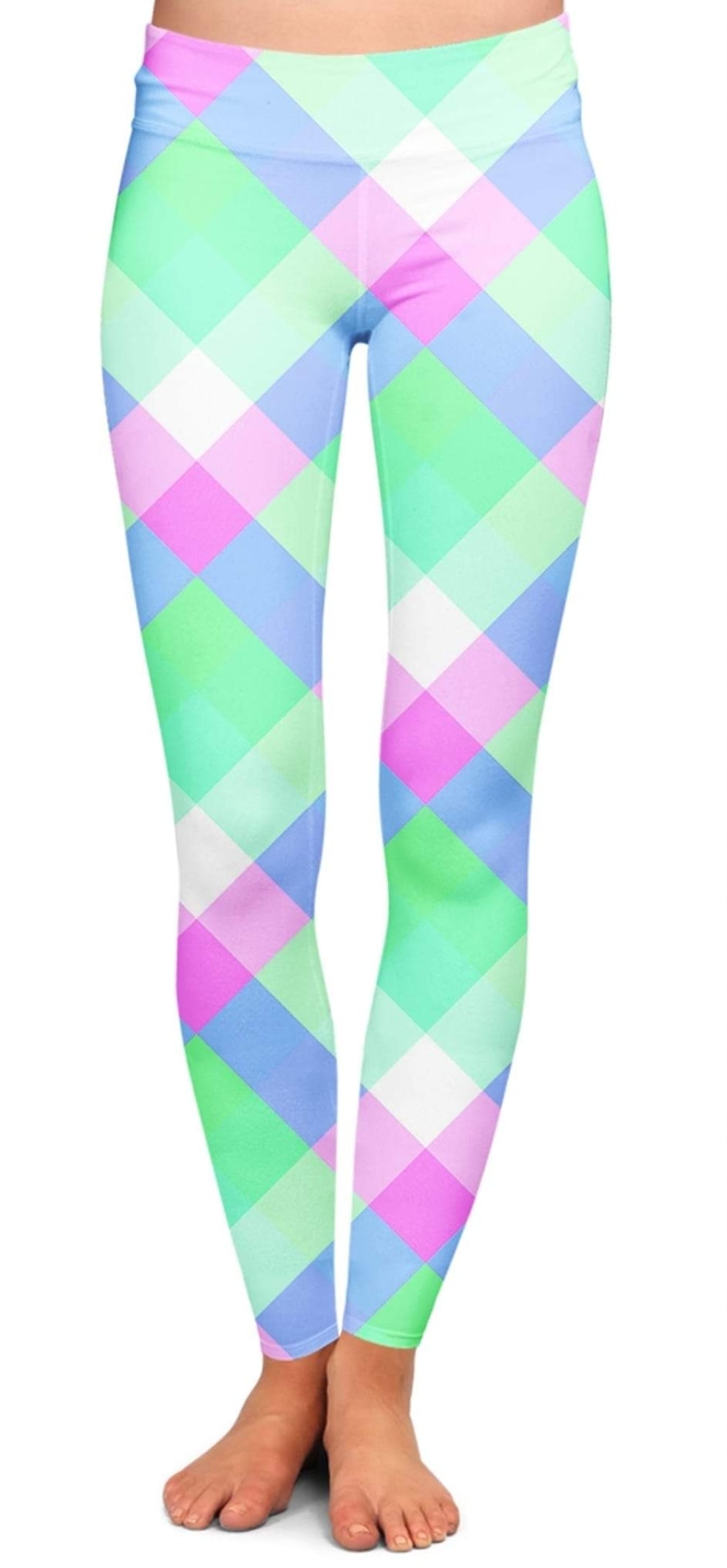 Summer Plaid #1 leggings, skorts, lounge pants, and 4" unisex jogger shorts