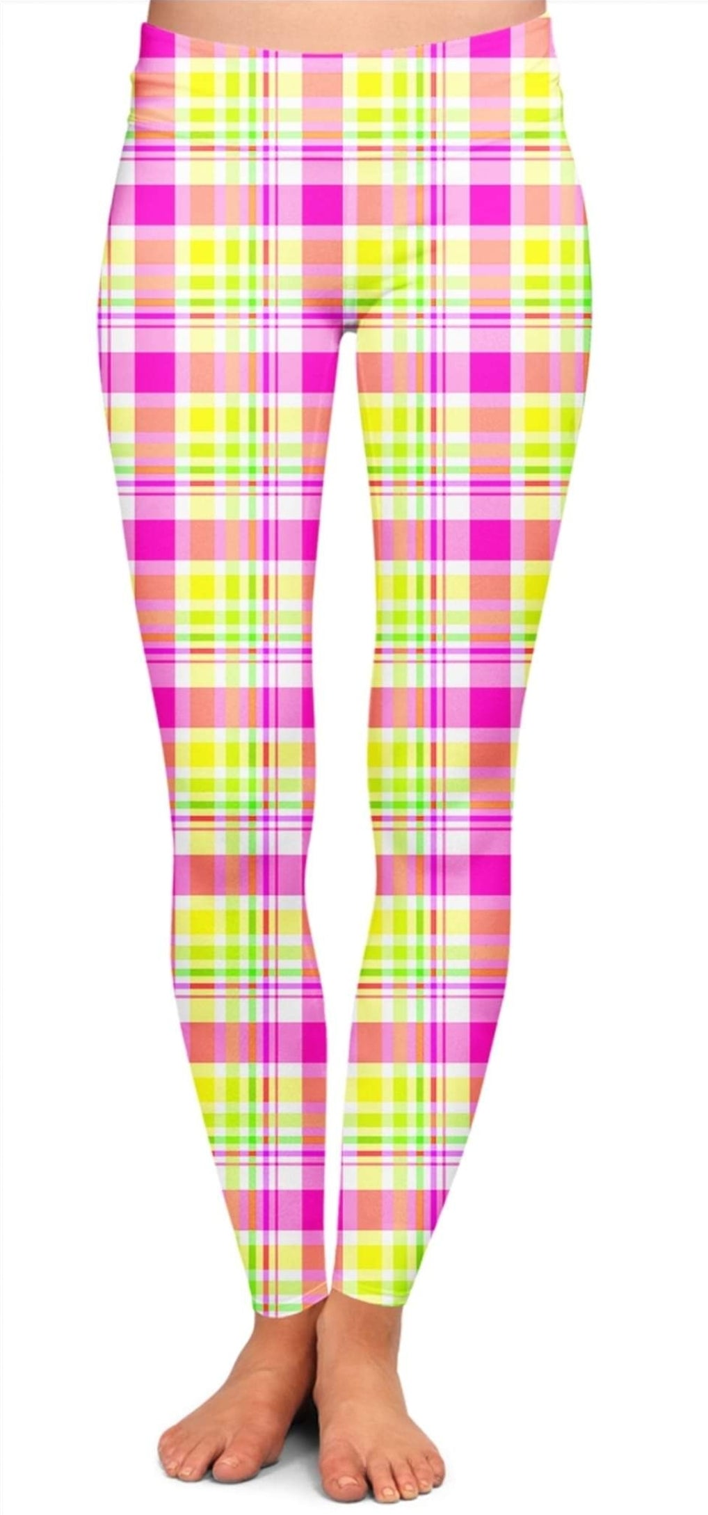 Summer Plaid #3 Capris