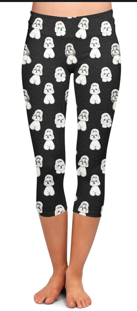 Shih Tzu leggings with pockets