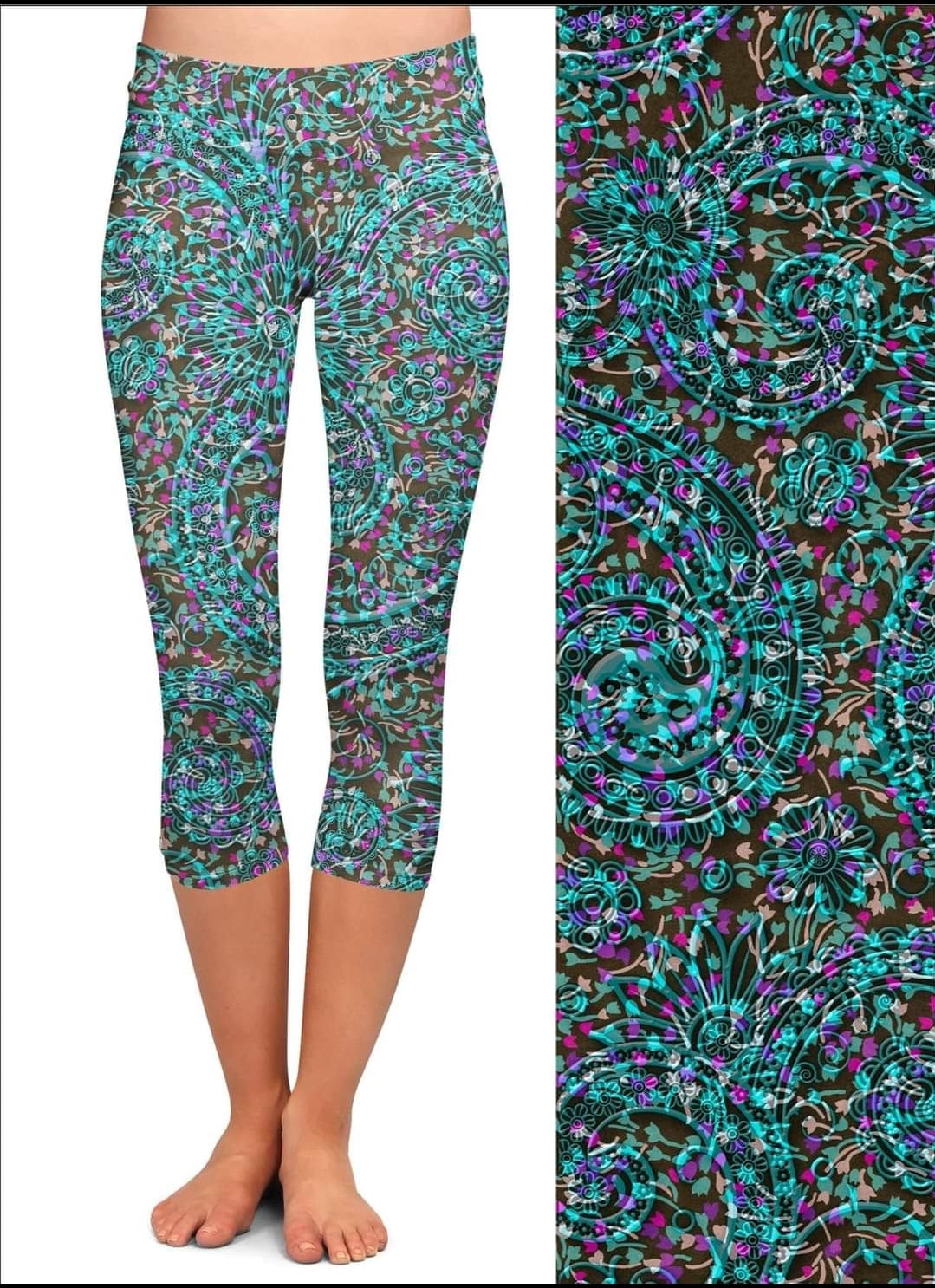Jazzy Blues Capris