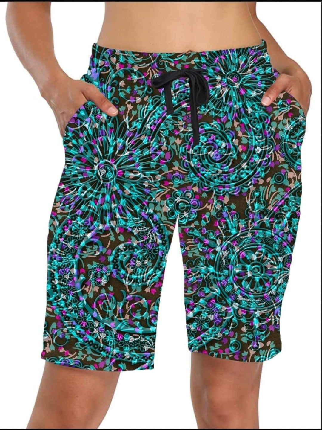 Jazzy Blues Capris