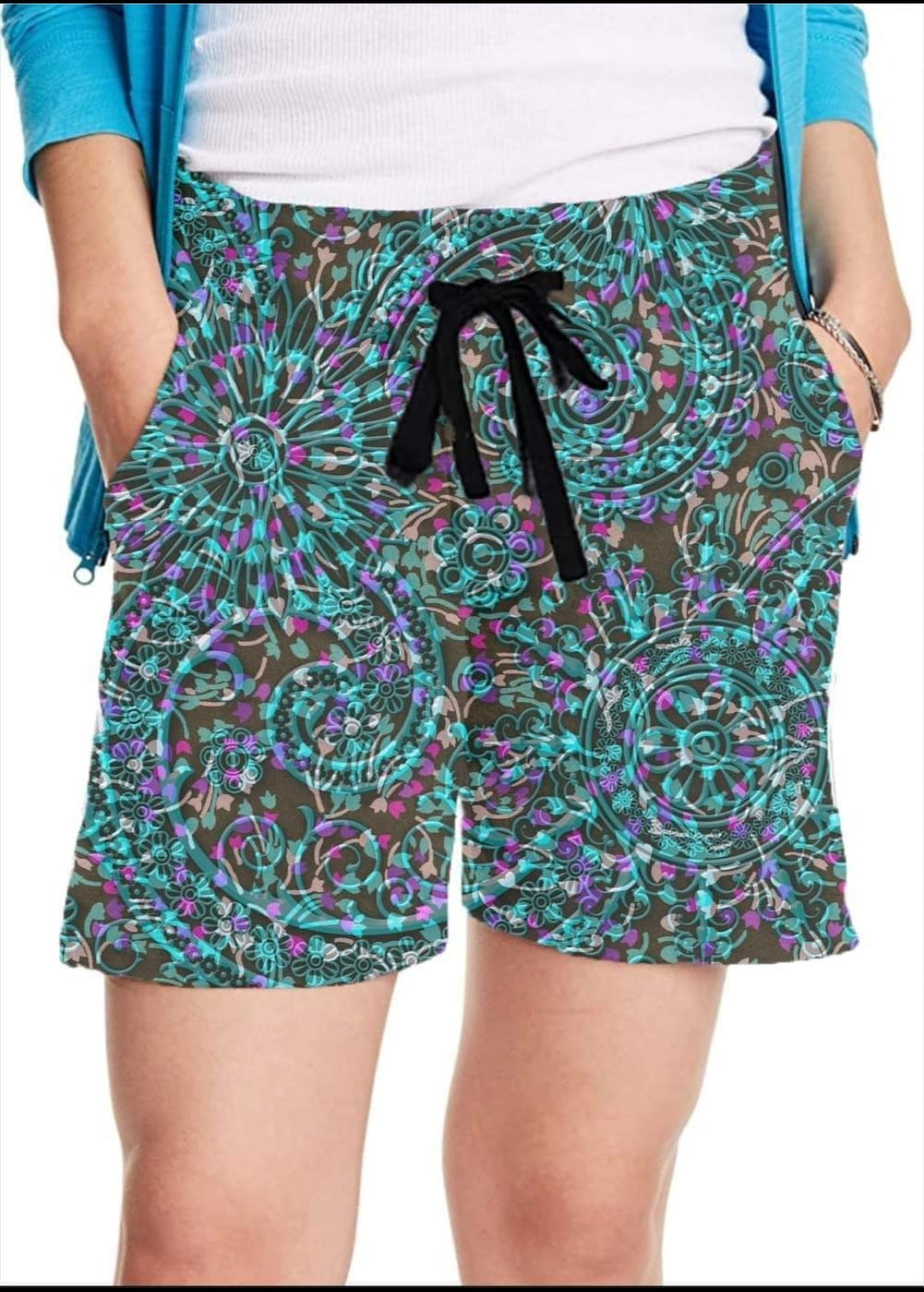 Jazzy Blues Capris
