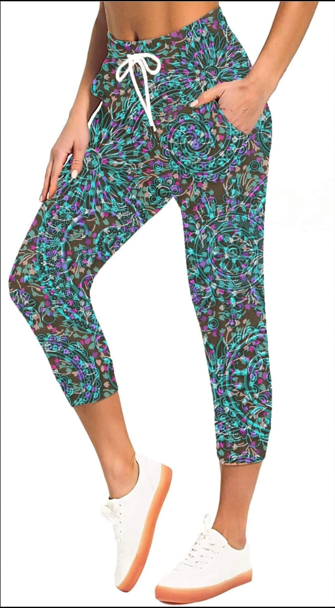 Jazzy Blues Capris